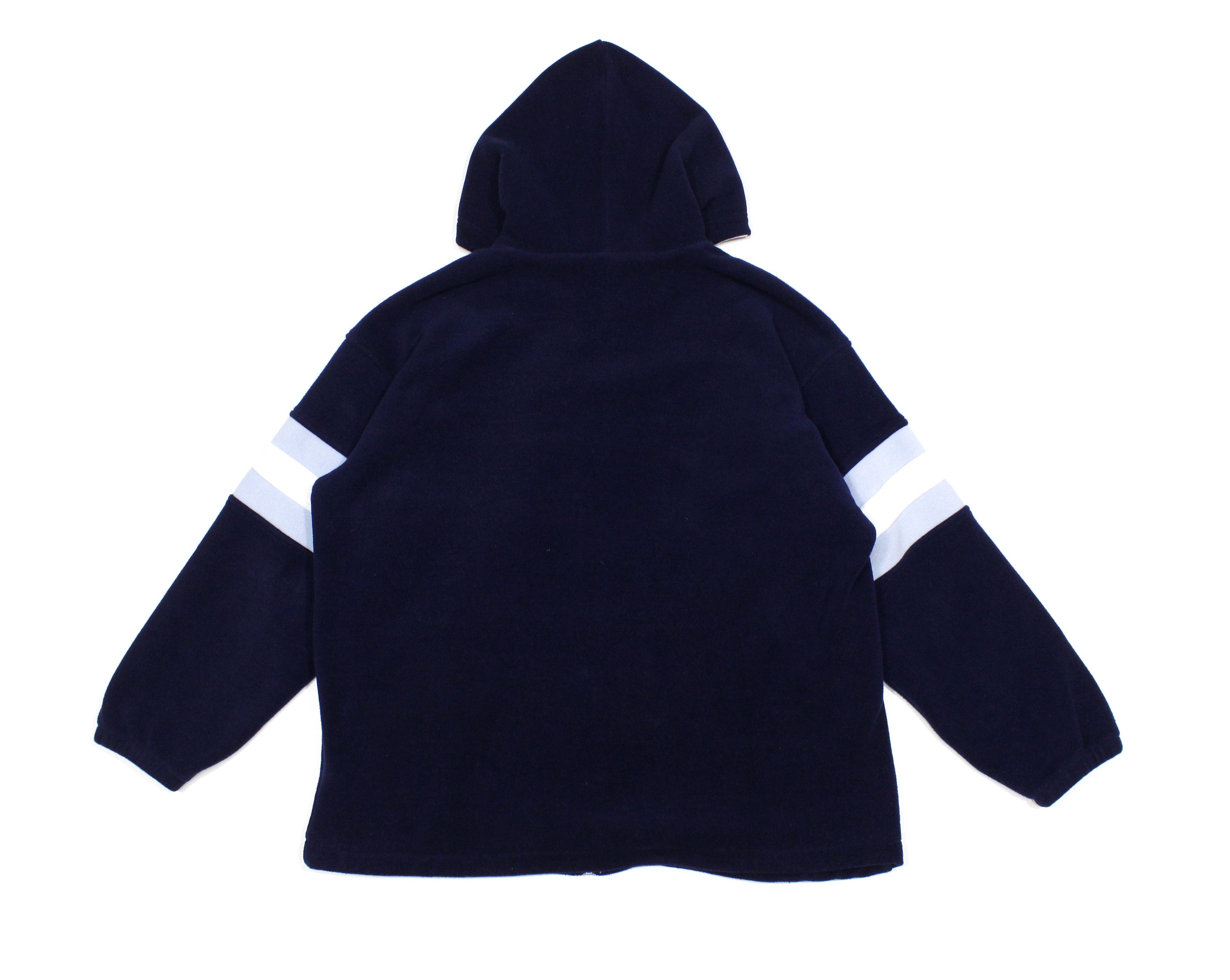Champion Logo Hooded Fleece Jacket Vintage Size US L / EU 52-54 / 3 - 2 Thumbnail