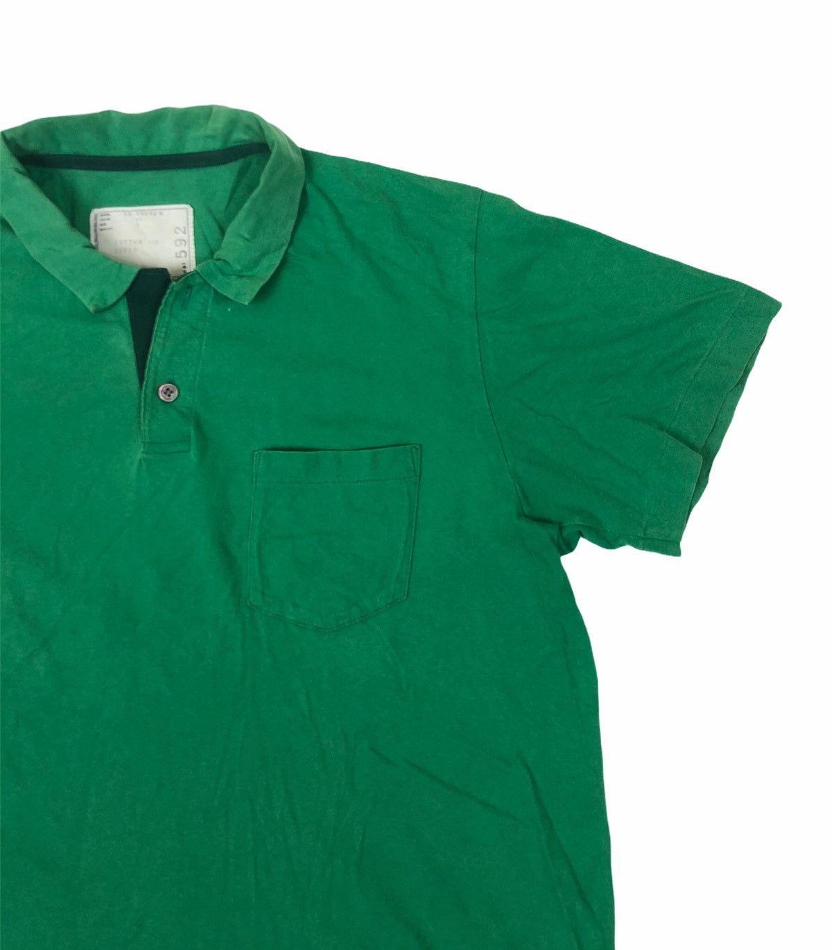 Japanese Brand × Sacai Japanese Brand Sacai Green Polo Tee Size US M / EU 48-50 / 2 - 3 Thumbnail