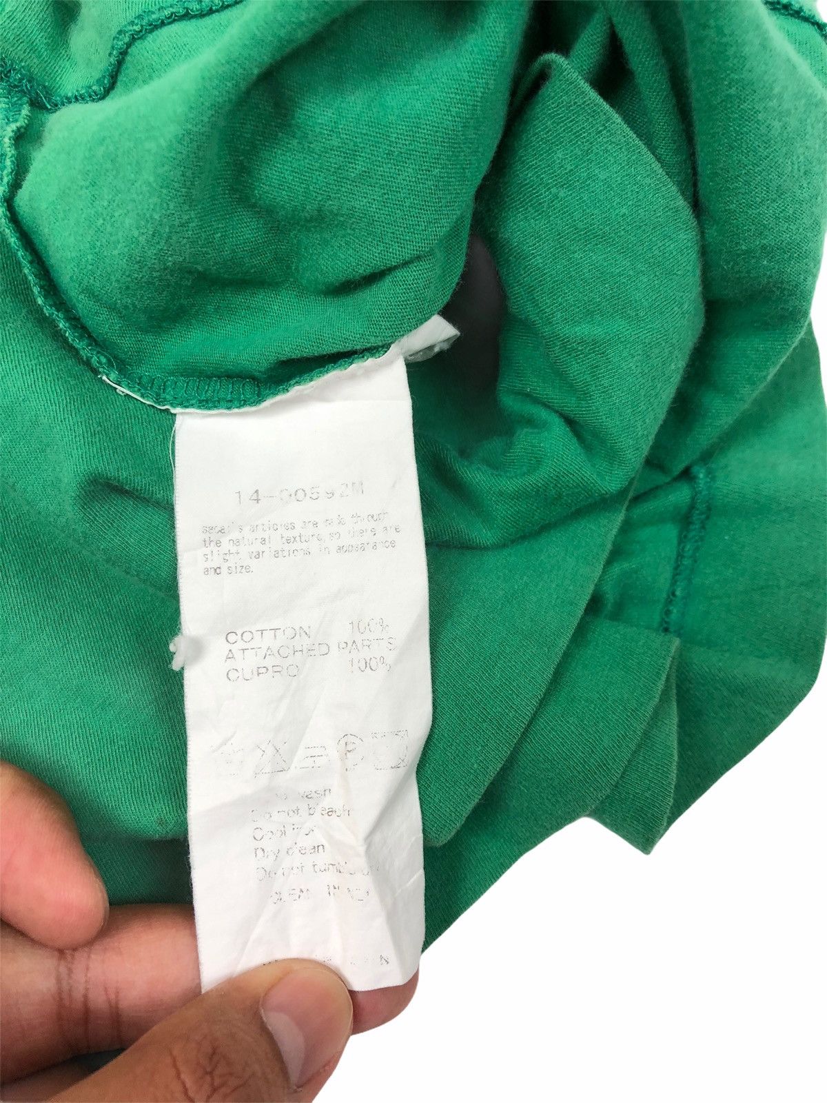 Japanese Brand × Sacai Japanese Brand Sacai Green Polo Tee Size US M / EU 48-50 / 2 - 9 Thumbnail
