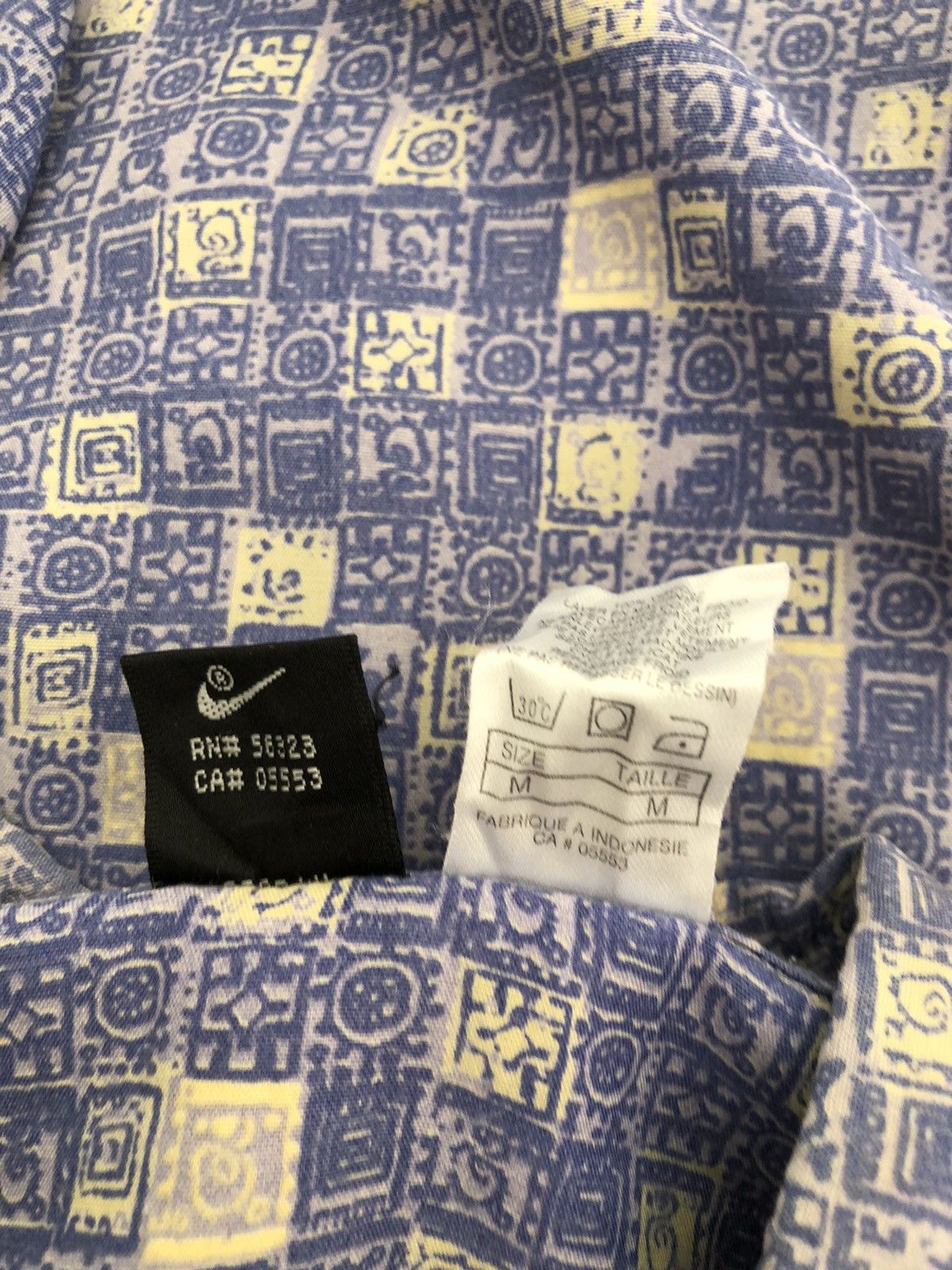 Nike Vintage 90s Nike Golf Oversized Rayon Shirt Size US M / EU 48-50 / 2 - 14 Thumbnail