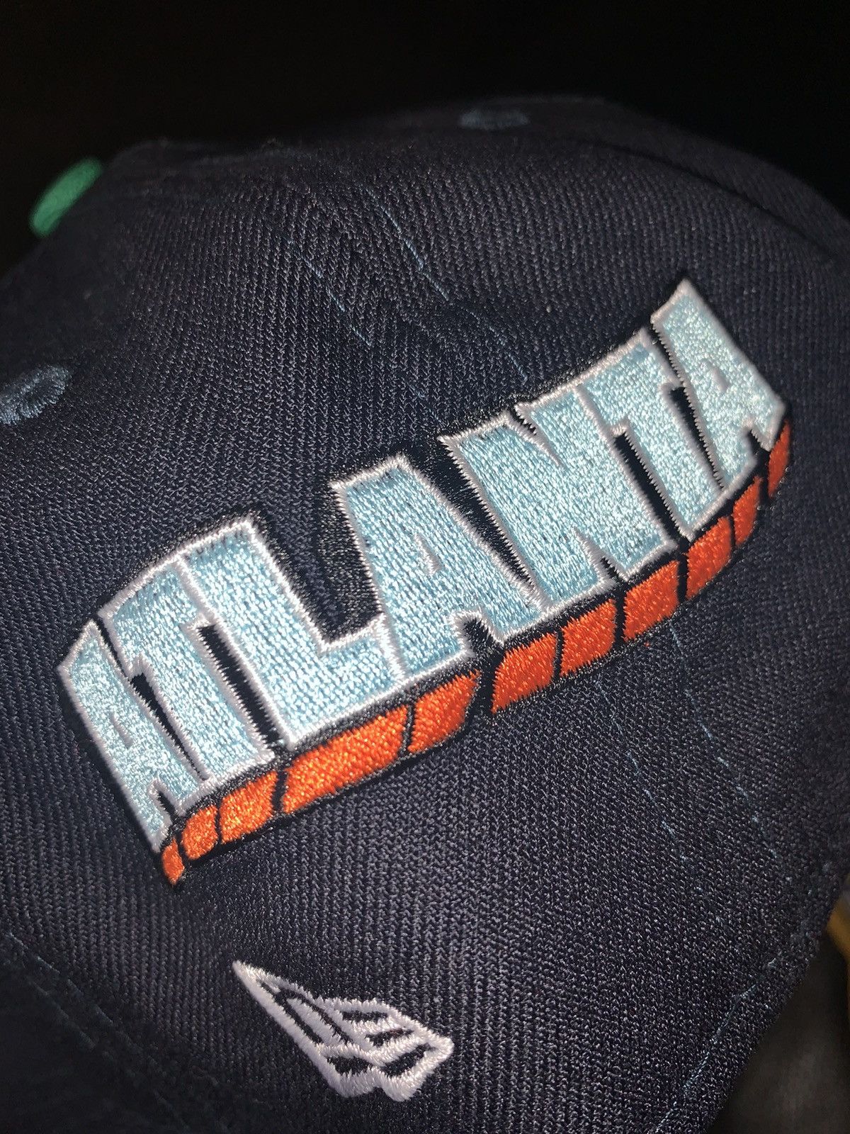 帽子 New Era Offset x Atlanta Braves 59fifty Men's Offset x Atlanta Braves New Era Black 59FIFTY Fitted Hat