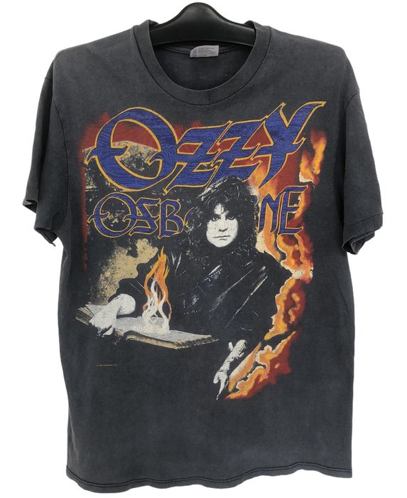 Black Sabbath Very Rare 80s Distressed Ozzy Osbourne Tshirt | Grailed
