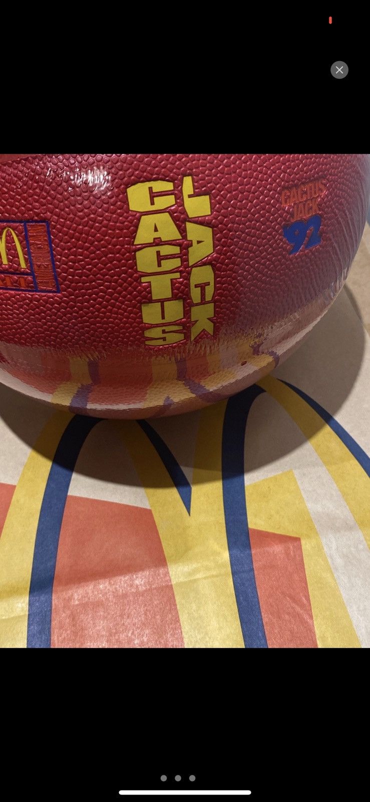 Travis Scott Travis Scott x McDonald’s Basketball Size ONE SIZE - 5 Thumbnail