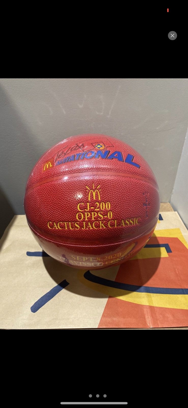 Travis Scott Travis Scott x McDonald’s Basketball Size ONE SIZE - 3 Thumbnail