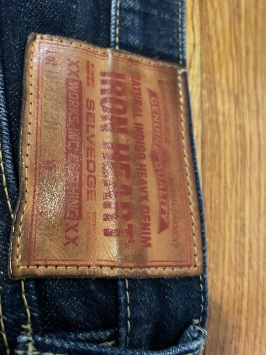 Iron Heart Slubby Selvedge Jeans - 633s-SLB Straight Tapered