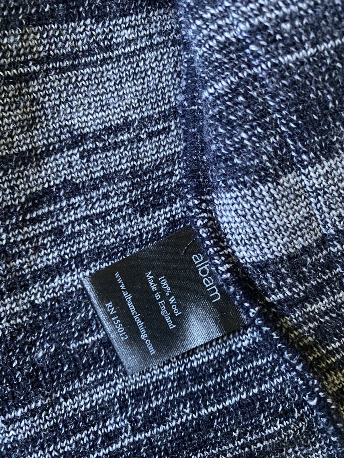 Albam Stripe Milano wool track top jacket Size US S / EU 44-46 / 1 - 5 Thumbnail