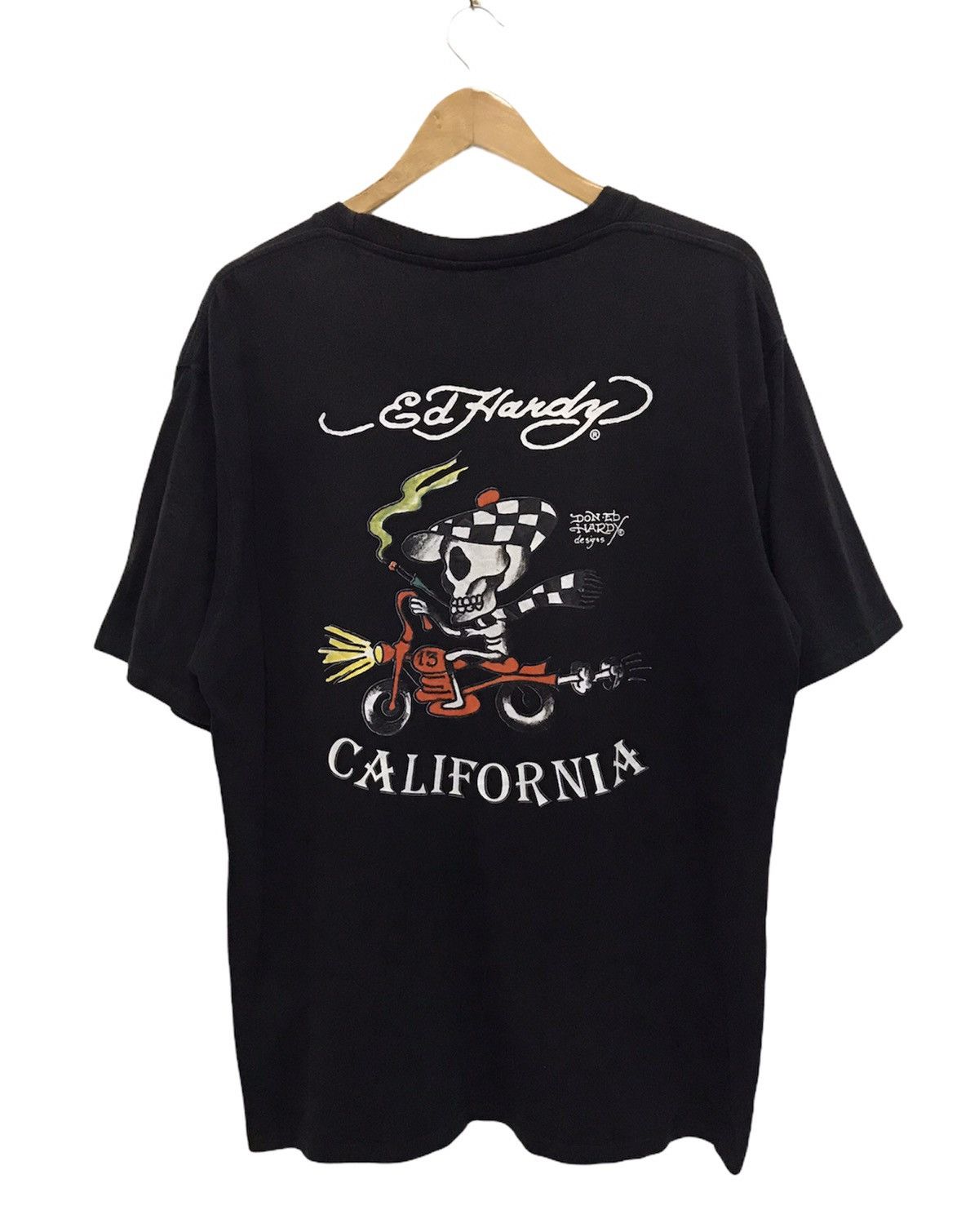Ed Hardy Rare ED HARDY CALIFORNIA nice design tee Size US XXL / EU 58 / 5 - 2 Thumbnail