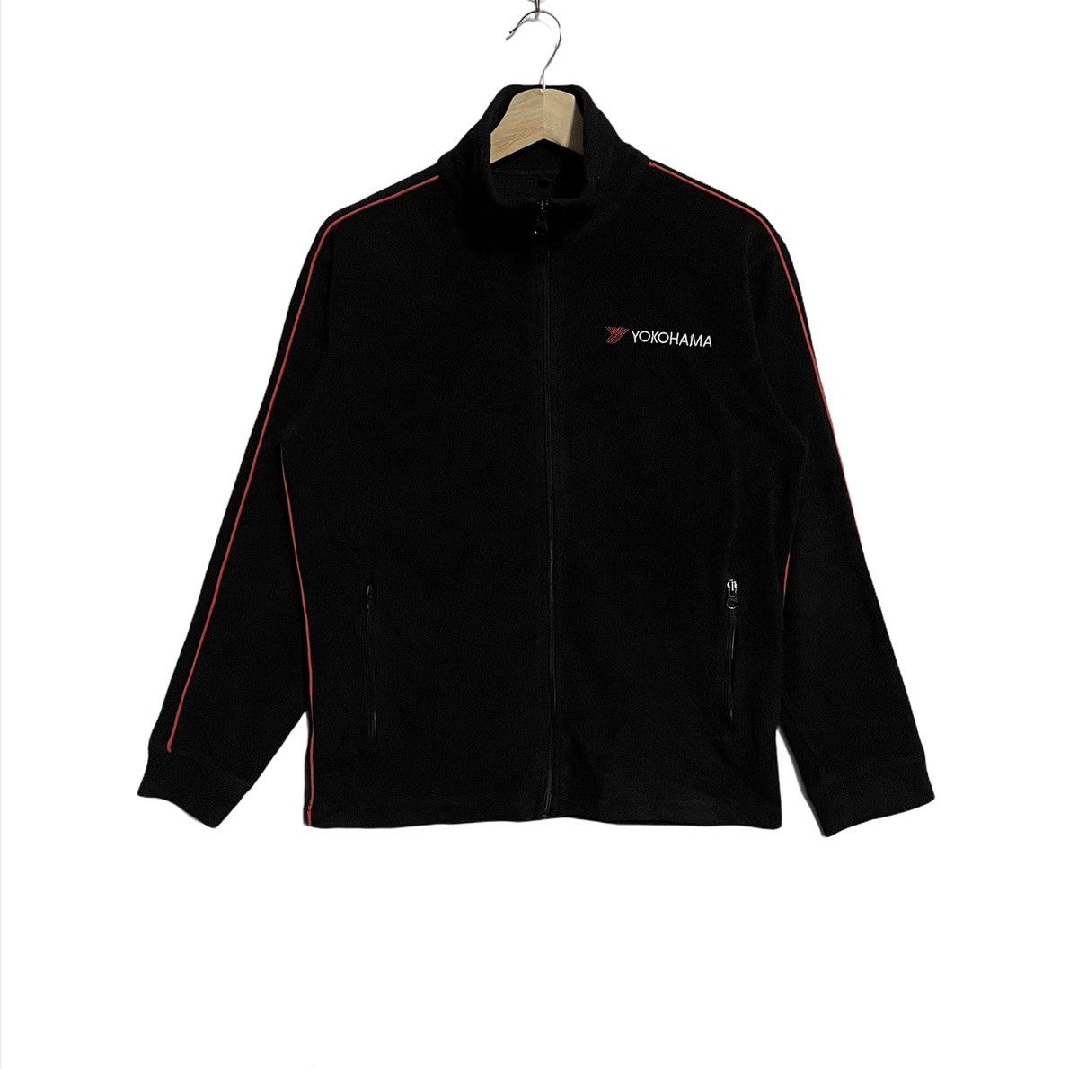 Japanese Brand × Vintage Vintage Yokohama Fleece Sweatshirt Ice Guard Jumper Sweater Size US S / EU 44-46 / 1 - 1 Thumbnail