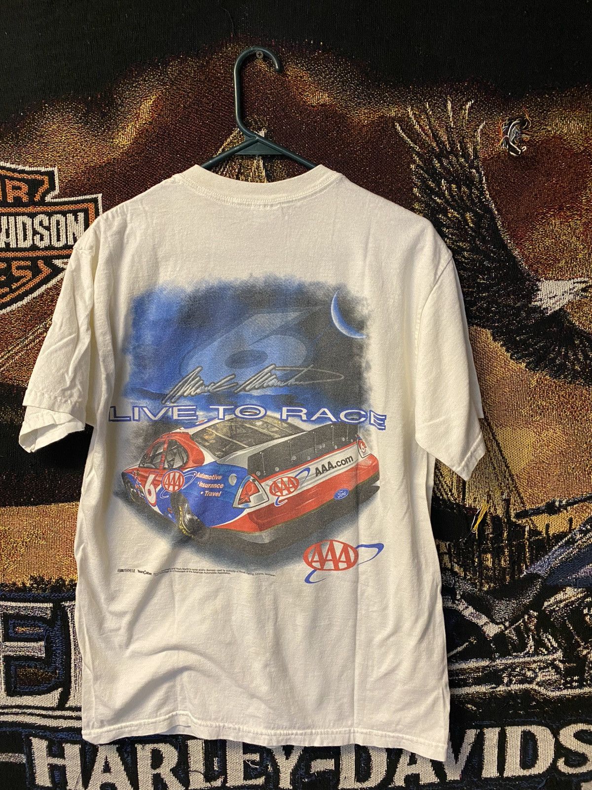 NASCAR Vintage Mark Martin NASCAR Tee Size US M / EU 48-50 / 2 - 3 Thumbnail