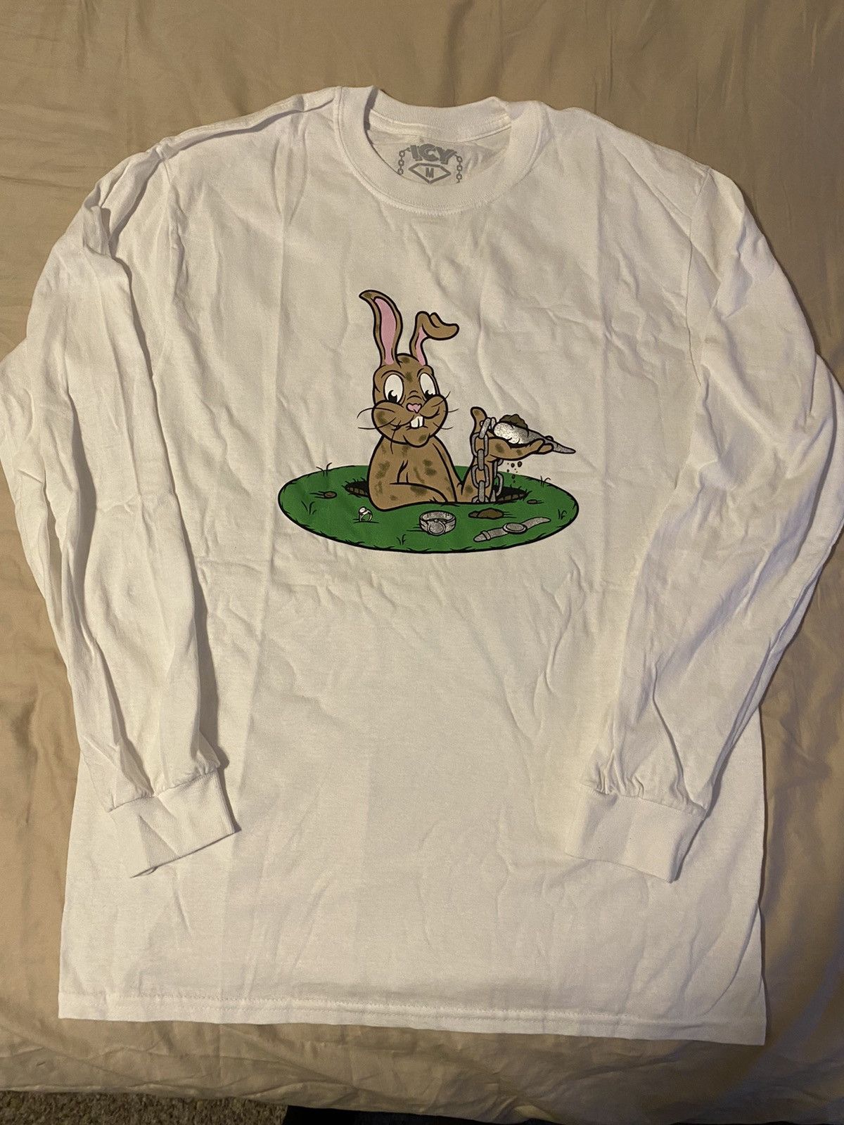 Icy Rabbit Icy Rabbit Silver Carrot Graphic L/S Tee Size Medium New NYC Size US M / EU 48-50 / 2 - 1 Thumbnail