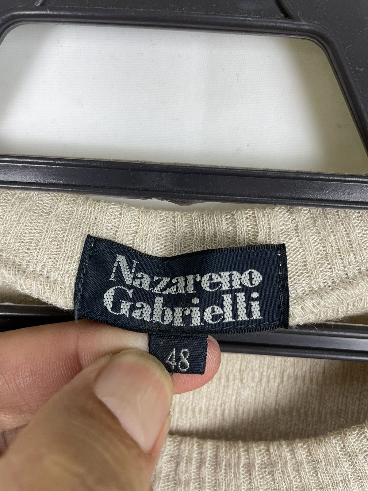 Nazareno Gabrielli Nazareno Gabrielli | Italian Waffle Knit Shoulder Trim Size US M / EU 48-50 / 2 - 4 Thumbnail