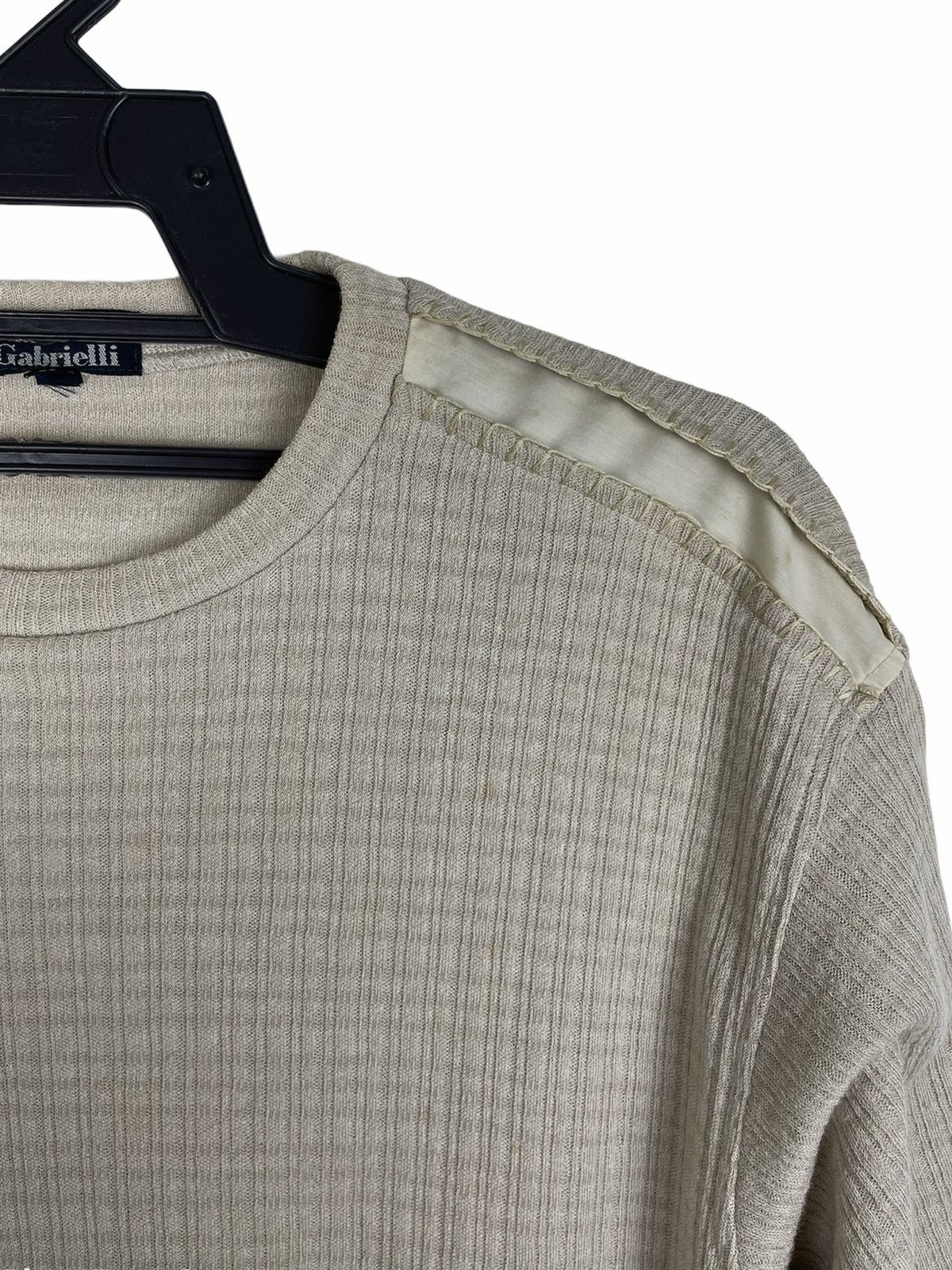 Nazareno Gabrielli Nazareno Gabrielli | Italian Waffle Knit Shoulder Trim Size US M / EU 48-50 / 2 - 3 Thumbnail