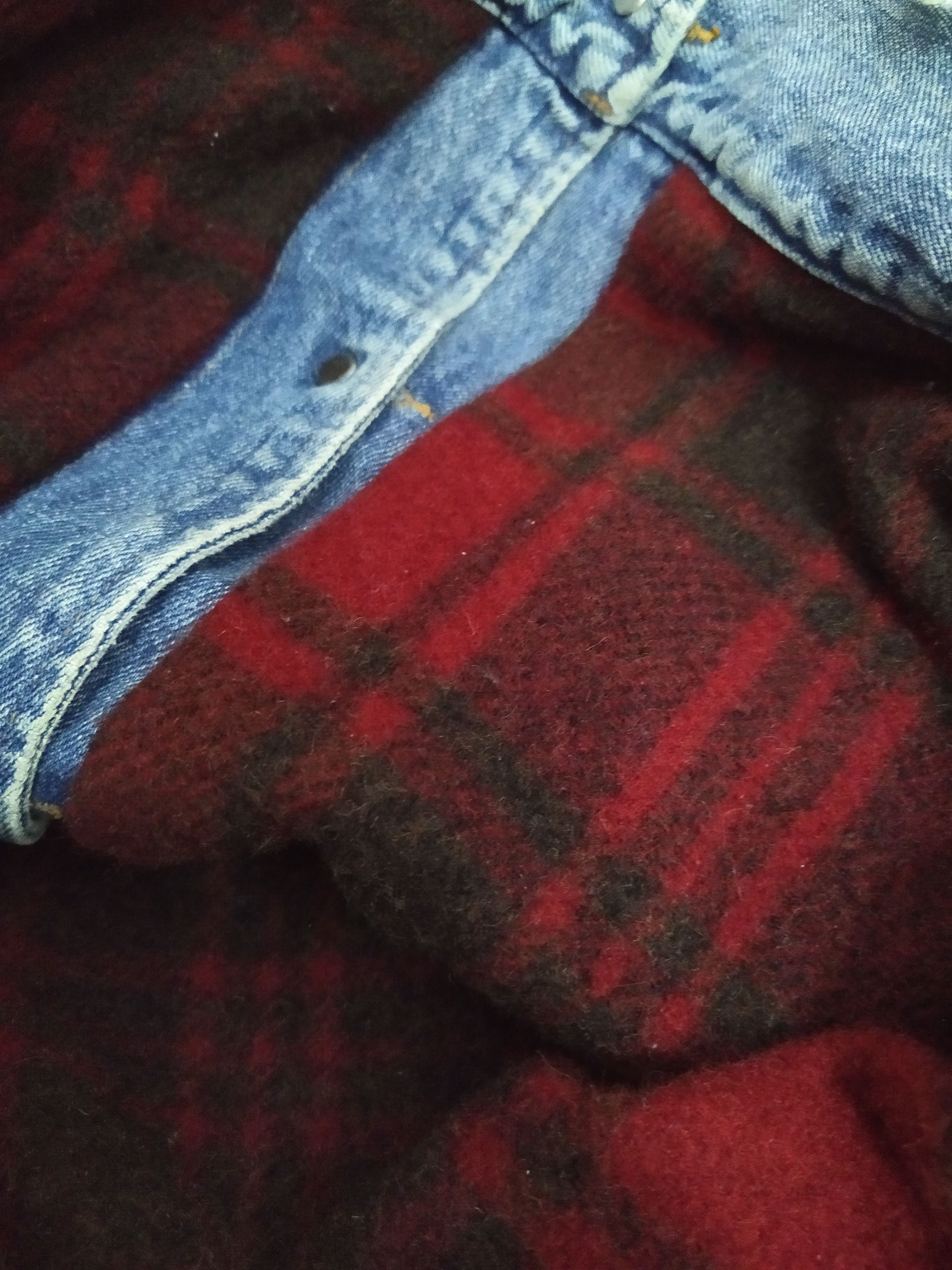 Polo Ralph Lauren × Vintage 90s POLO RALPH LAUREN BLANKET DENIM JACKET KENYA (B819) Size US S / EU 44-46 / 1 - 12 Thumbnail