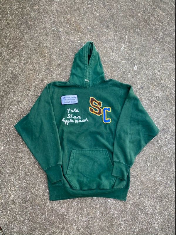Custom chain stitch hoodie