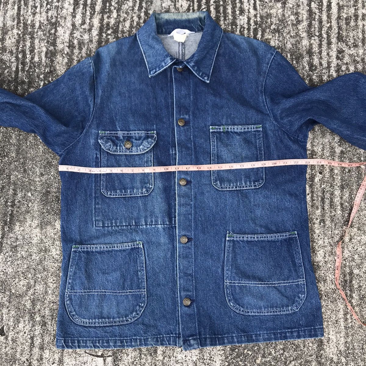 Vintage Vintage KEY IMPERIAL Denim Chore Jacket Size US L / EU 52-54 / 3 - 13 Thumbnail