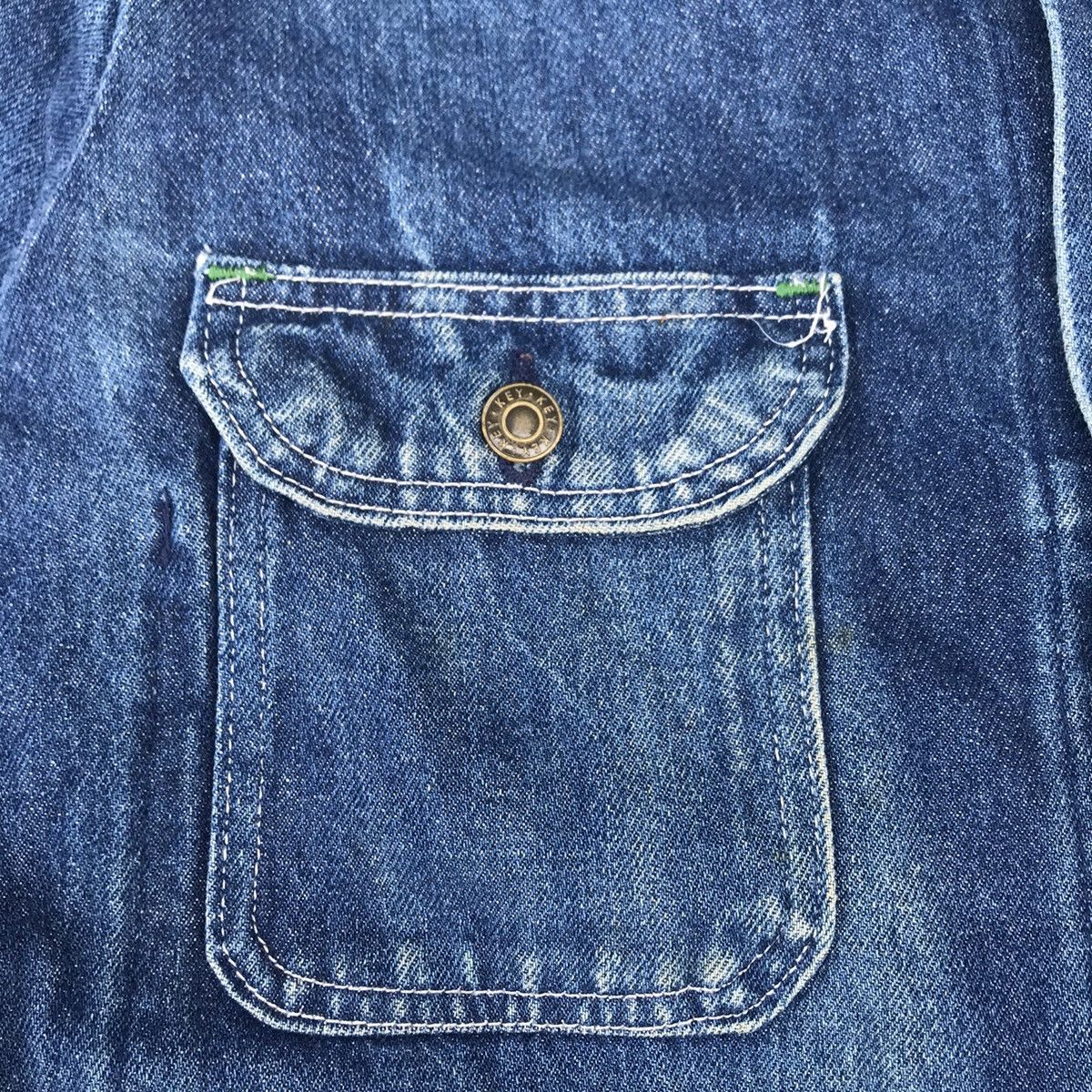 Vintage Vintage KEY IMPERIAL Denim Chore Jacket Size US L / EU 52-54 / 3 - 8 Thumbnail