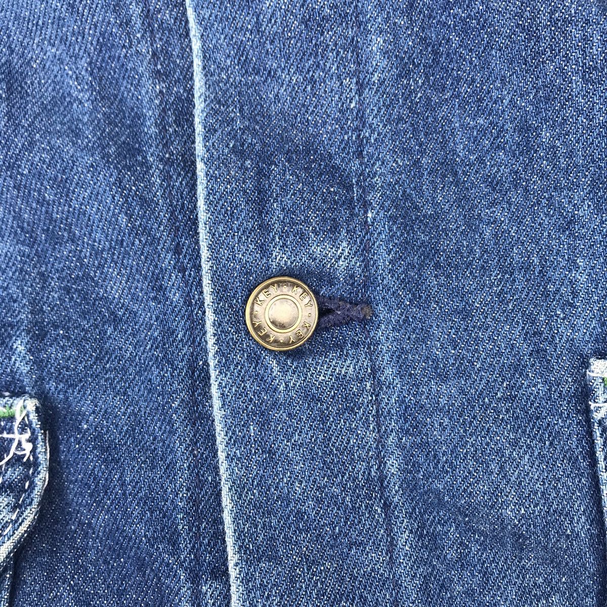Vintage Vintage KEY IMPERIAL Denim Chore Jacket Size US L / EU 52-54 / 3 - 9 Thumbnail