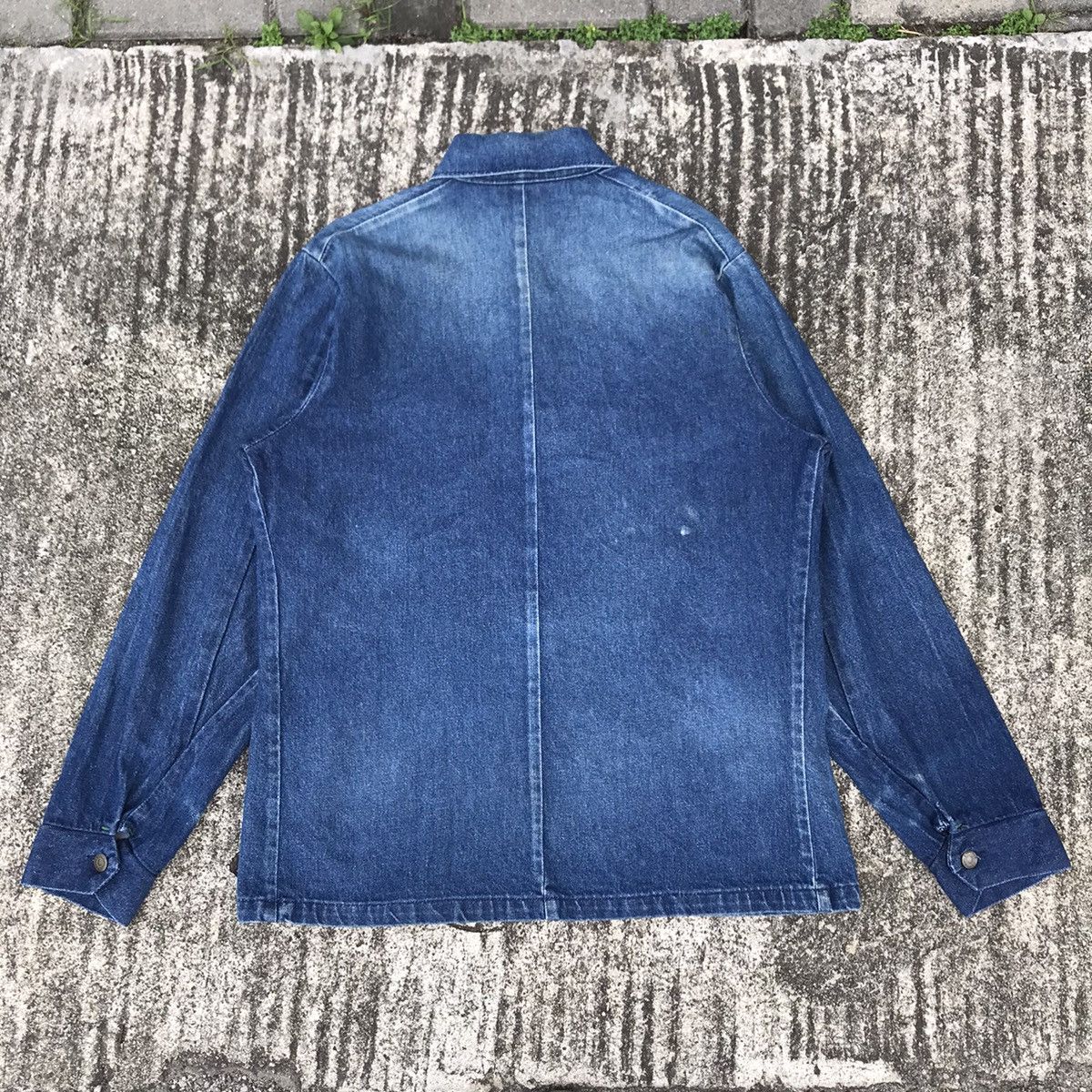 Vintage Vintage KEY IMPERIAL Denim Chore Jacket Size US L / EU 52-54 / 3 - 10 Thumbnail