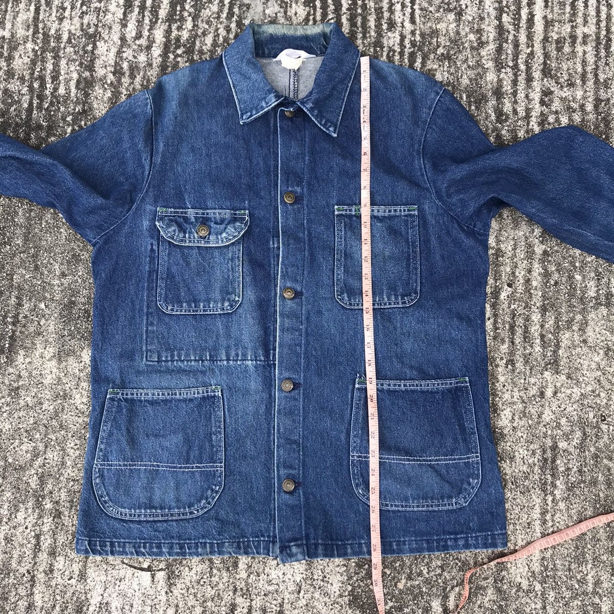 Vintage Vintage KEY IMPERIAL Denim Chore Jacket Size US L / EU 52-54 / 3 - 12 Thumbnail