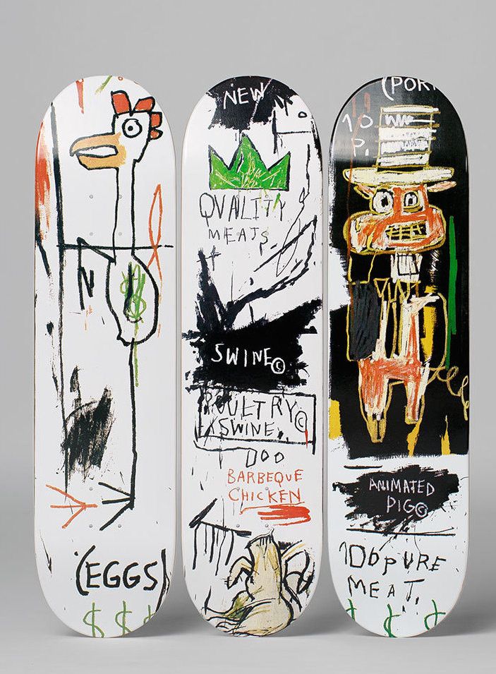 Jean-Michel Basquiat Eyes and Eggs by Jean-Michel Basquiat