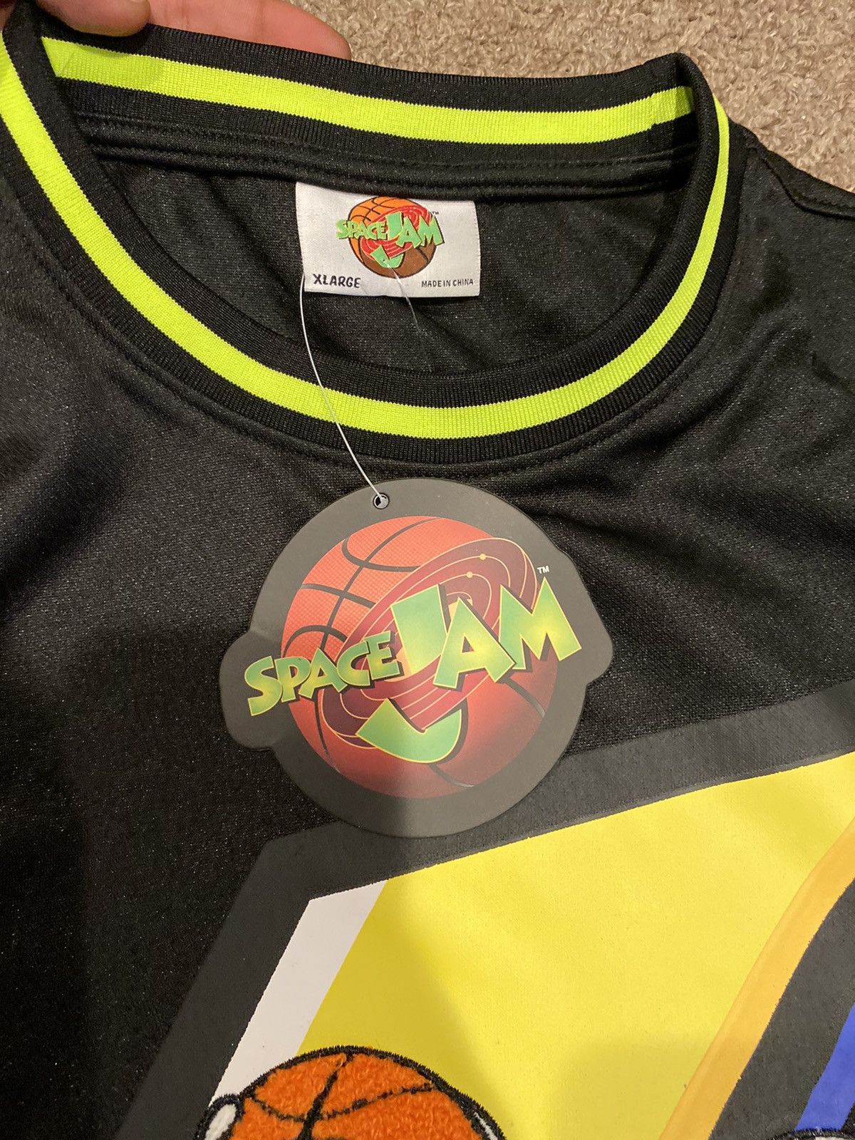 Vintage × Warner Bros Rare Space Jam Warner Bros Bugs Bunny Jersey Size US XL / EU 56 / 4 - 6 Thumbnail