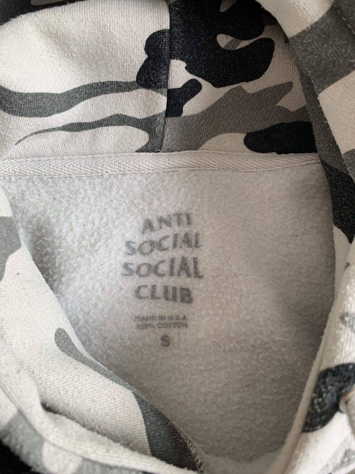 Anti Social Social Club Blocked Siberia Camo Hoodie