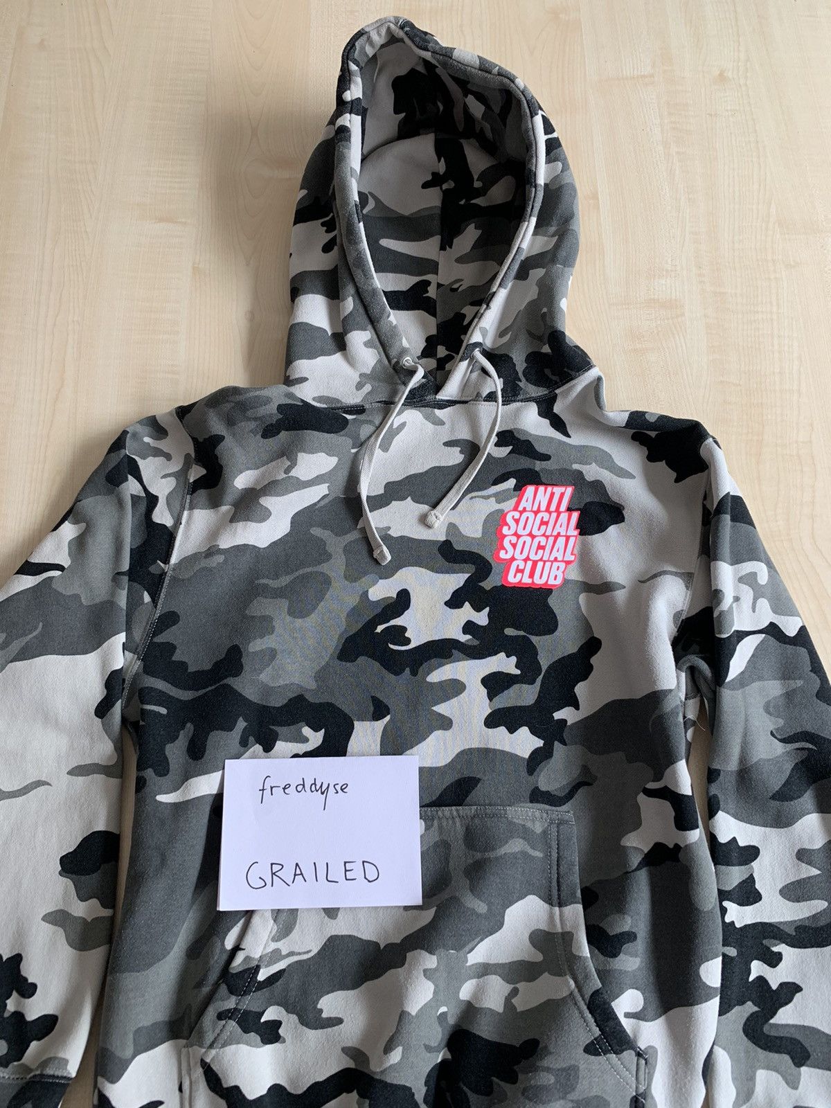 Anti Social Social Club Blocked Siberia Camo Hoodie