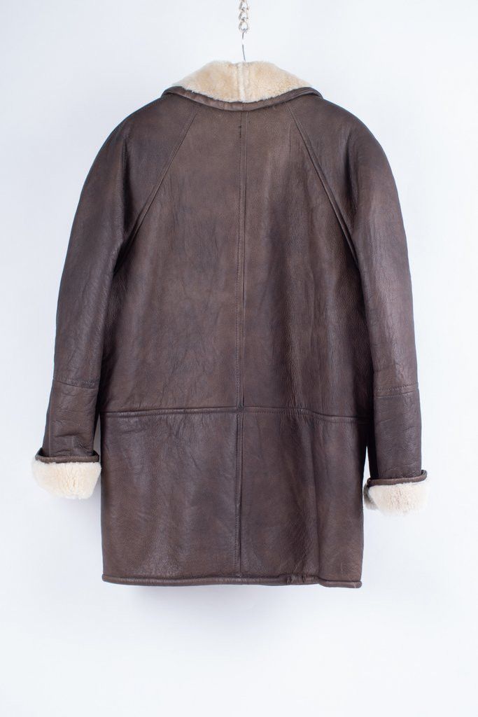 Trussardi Trussardi Lambskin Shearling Coat US 44 EU 54 Size US XL / EU 56 / 4 - 7 Thumbnail