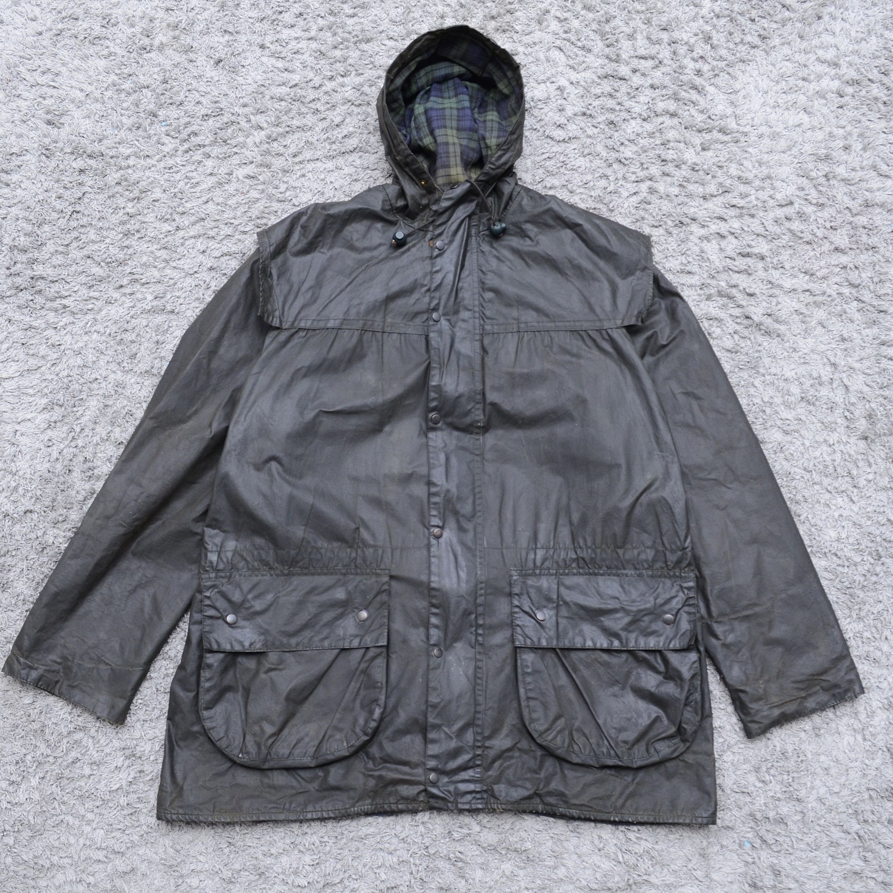 Barbour Barbour Carbon Durham Kagoule Jacket Mens Size XXL Black 