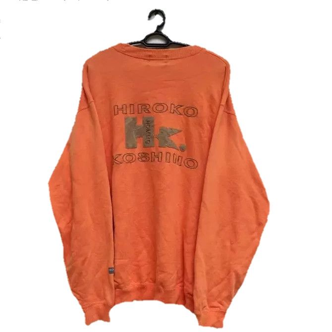 Michiko Koshino 🔥VINTAGE PULLOVER CREWNECK BIG LOGO SWEATSHIRTS Size US L / EU 52-54 / 3 - 1 Thumbnail