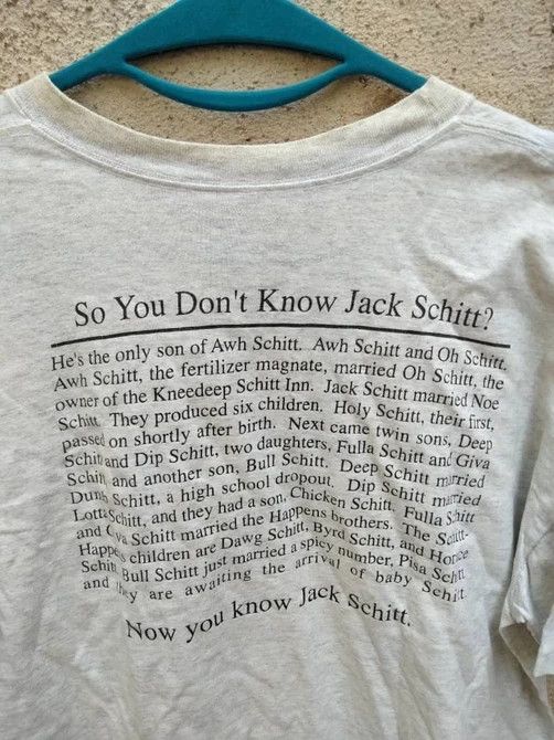Vintage 🔥 PURE 90s JACK SHIT NASHVILLE TEE Size US XXL / EU 58 / 5 - 4 Thumbnail