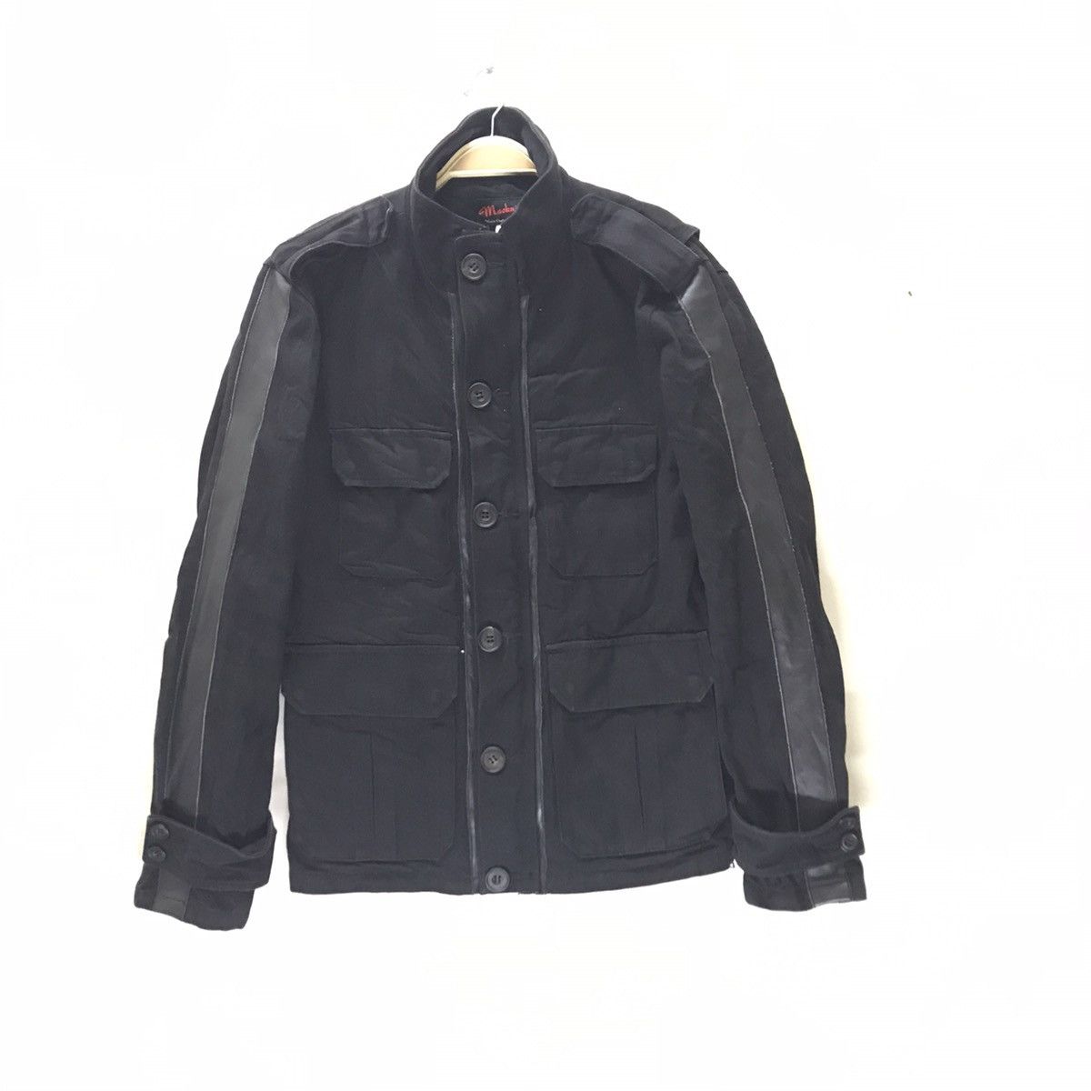 Isamu Katayama Backlash MacKnight Leather trimmed Canvas Work Jacket Made in Japan Size US L / EU 52-54 / 3 - 2 Thumbnail