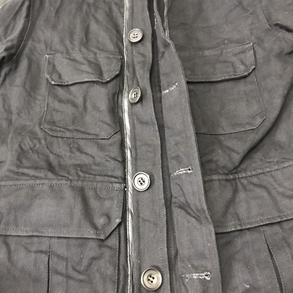 Isamu Katayama Backlash MacKnight Leather trimmed Canvas Work Jacket Made in Japan Size US L / EU 52-54 / 3 - 11 Thumbnail
