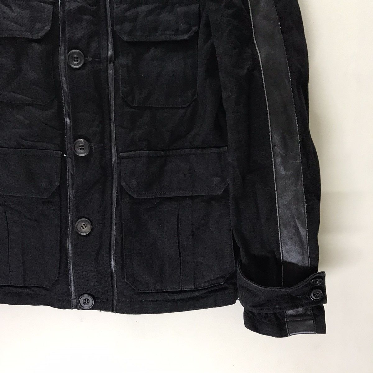 Isamu Katayama Backlash MacKnight Leather trimmed Canvas Work Jacket Made in Japan Size US L / EU 52-54 / 3 - 4 Thumbnail