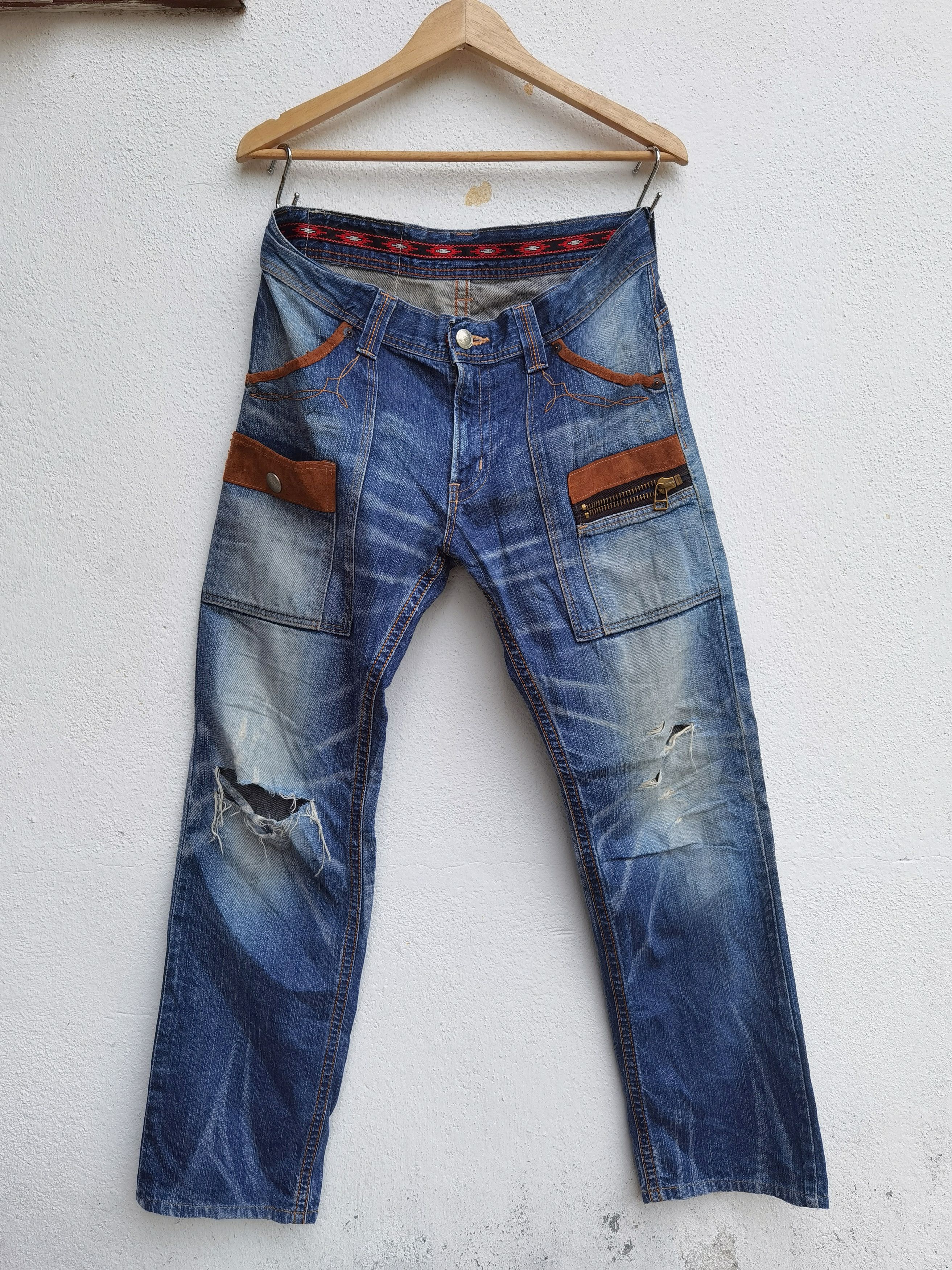 Edwin × Japanese Brand × Needles EDWIN EXCLUSIVE VINTAGE Utility Outdoor navajo Bush Pants Size US 32 / EU 48 - 2 Thumbnail