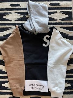 Supreme S Logo Colorblocked Hoodie | Grailed