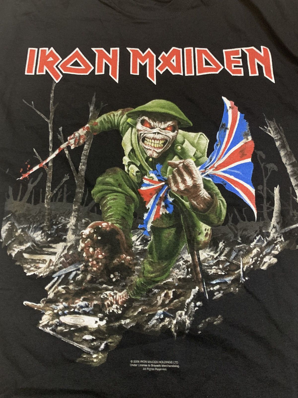 Fruit Of The Loom Iron Maiden T-shirt Copyright 2006 Black Tee Size US M / EU 48-50 / 2 - 4 Thumbnail