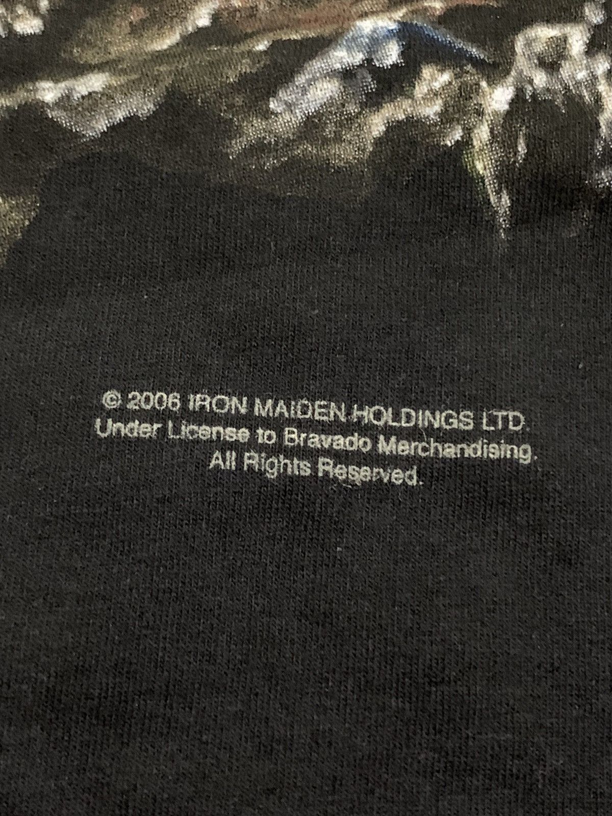 Fruit Of The Loom Iron Maiden T-shirt Copyright 2006 Black Tee Size US M / EU 48-50 / 2 - 5 Thumbnail