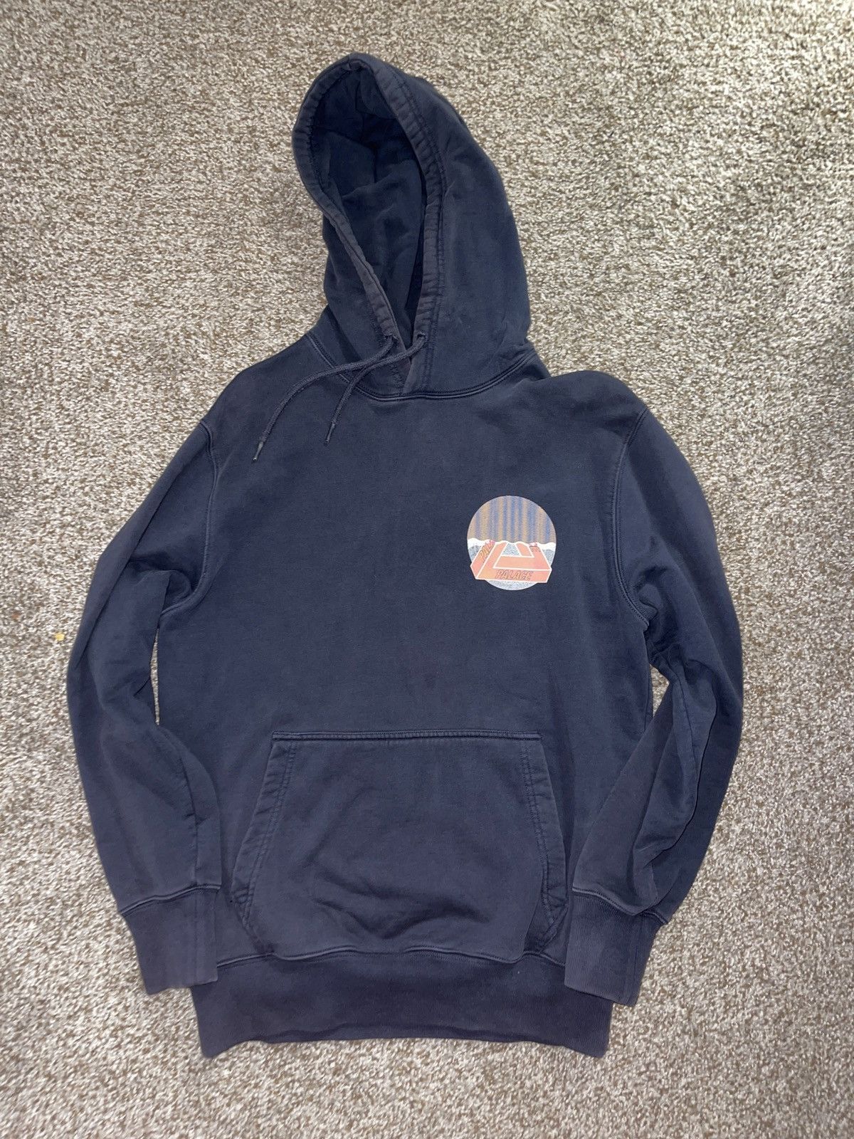 Palace tri curtain hoodie hotsell