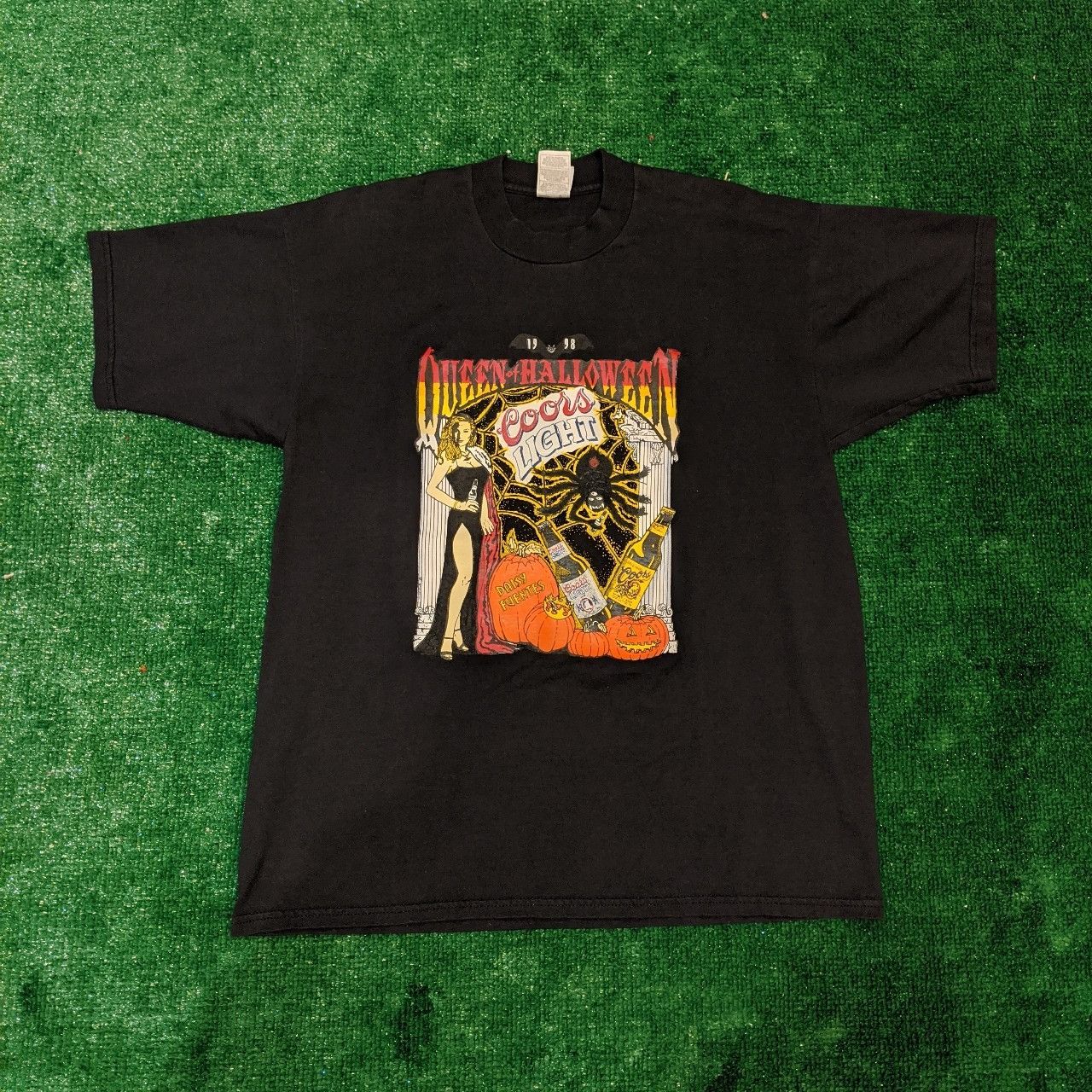 Vintage Vintage Horror Coors Light Queen of Halloween Beer Shirt Grailed