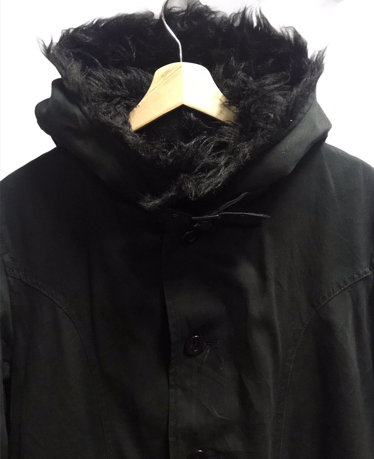 Japanese Brand Ppfm Fur Hooded Parka Jacket Size US M / EU 48-50 / 2 - 2 Thumbnail