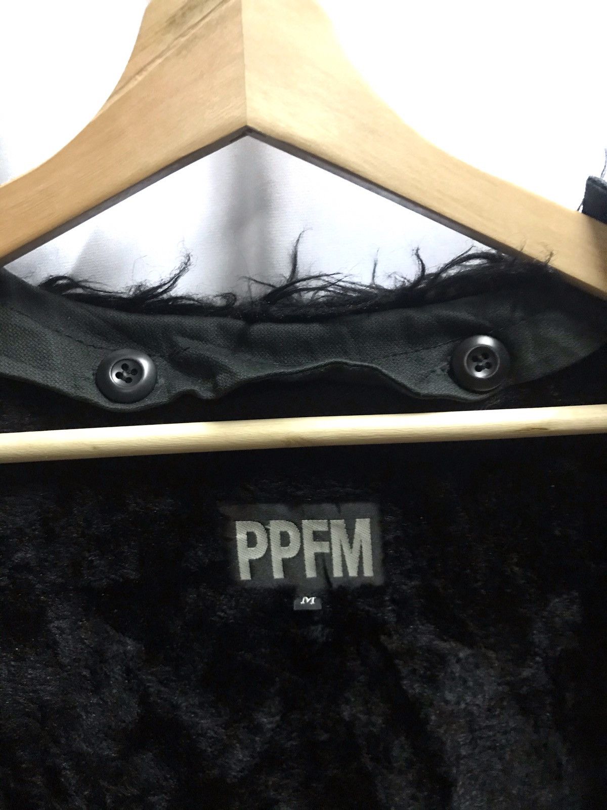 Japanese Brand Ppfm Fur Hooded Parka Jacket Size US M / EU 48-50 / 2 - 7 Thumbnail