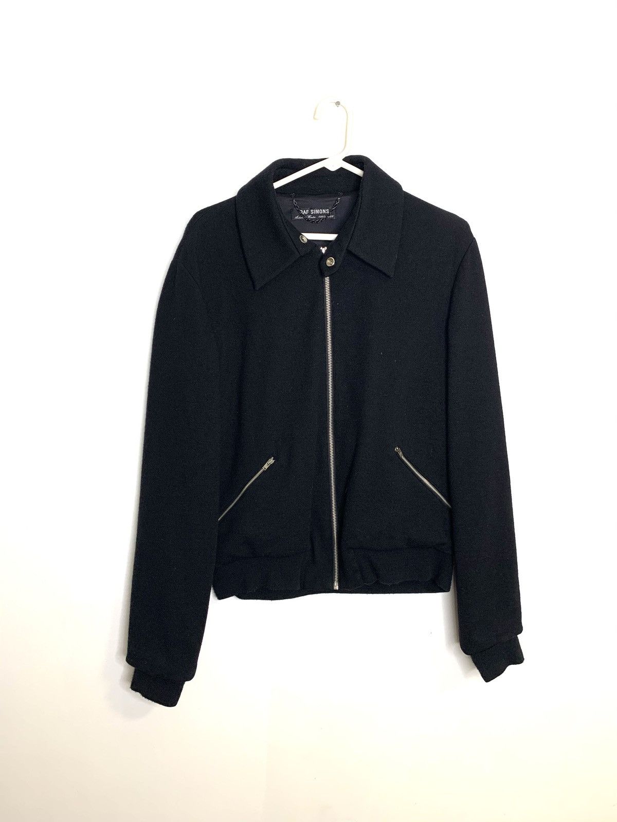 Raf Simons Wool Collar Bomber Jacket