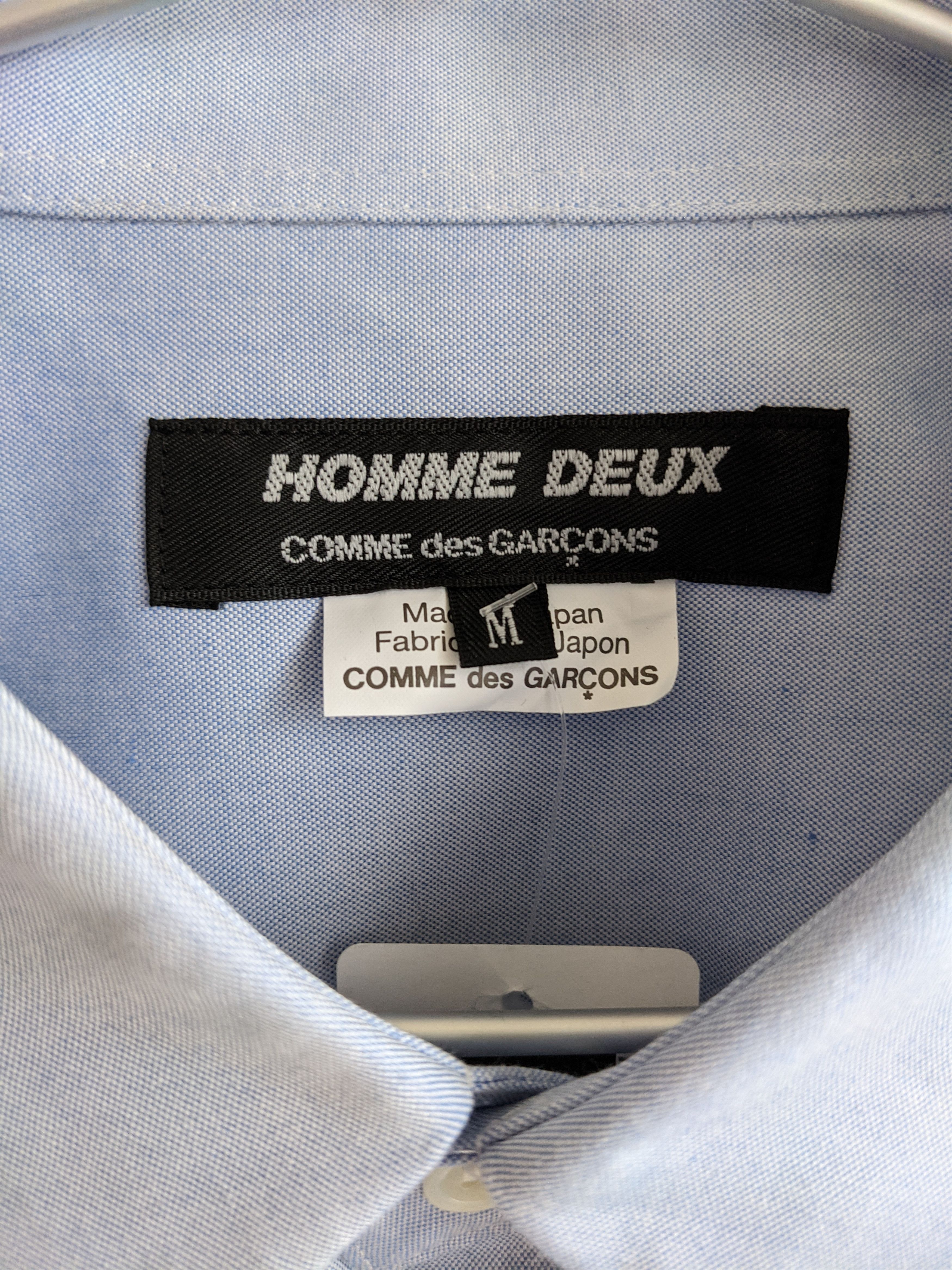 Comme des Garcons Homme Deux COMME DES GARCONS HOMME DEUX GROMMET SHIRT MED Size US M / EU 48-50 / 2 - 3 Thumbnail