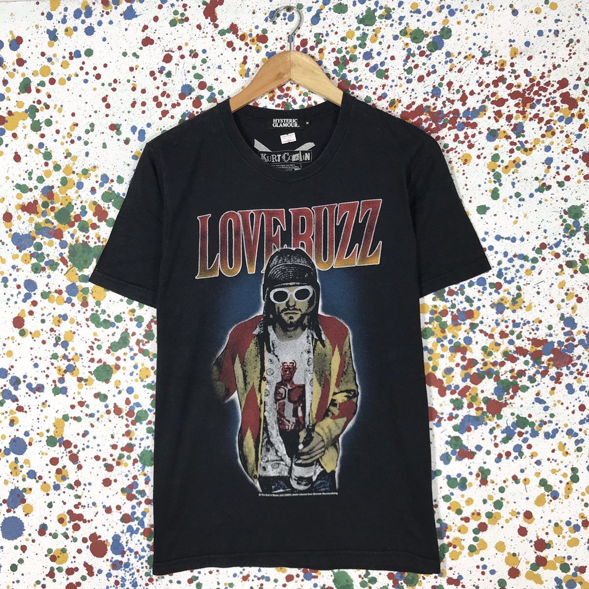 VERYRARE! Kurt Cobain Nirvana X Hysteric Glamour Tee Medium
