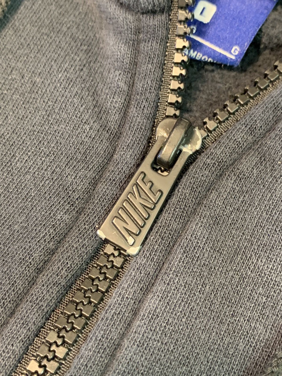 Nike × Vintage Nike Hoodie left check embroidered Size US L / EU 52-54 / 3 - 7 Thumbnail