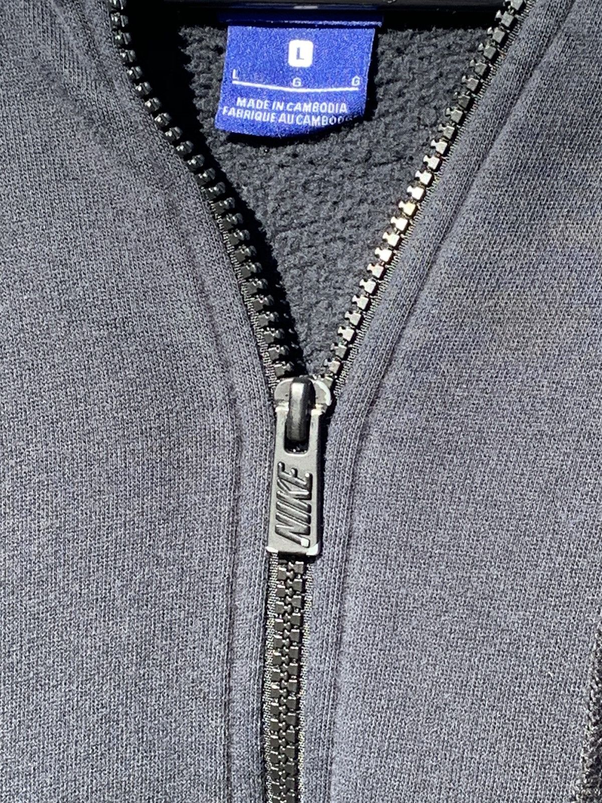 Nike × Vintage Nike Hoodie left check embroidered Size US L / EU 52-54 / 3 - 2 Thumbnail
