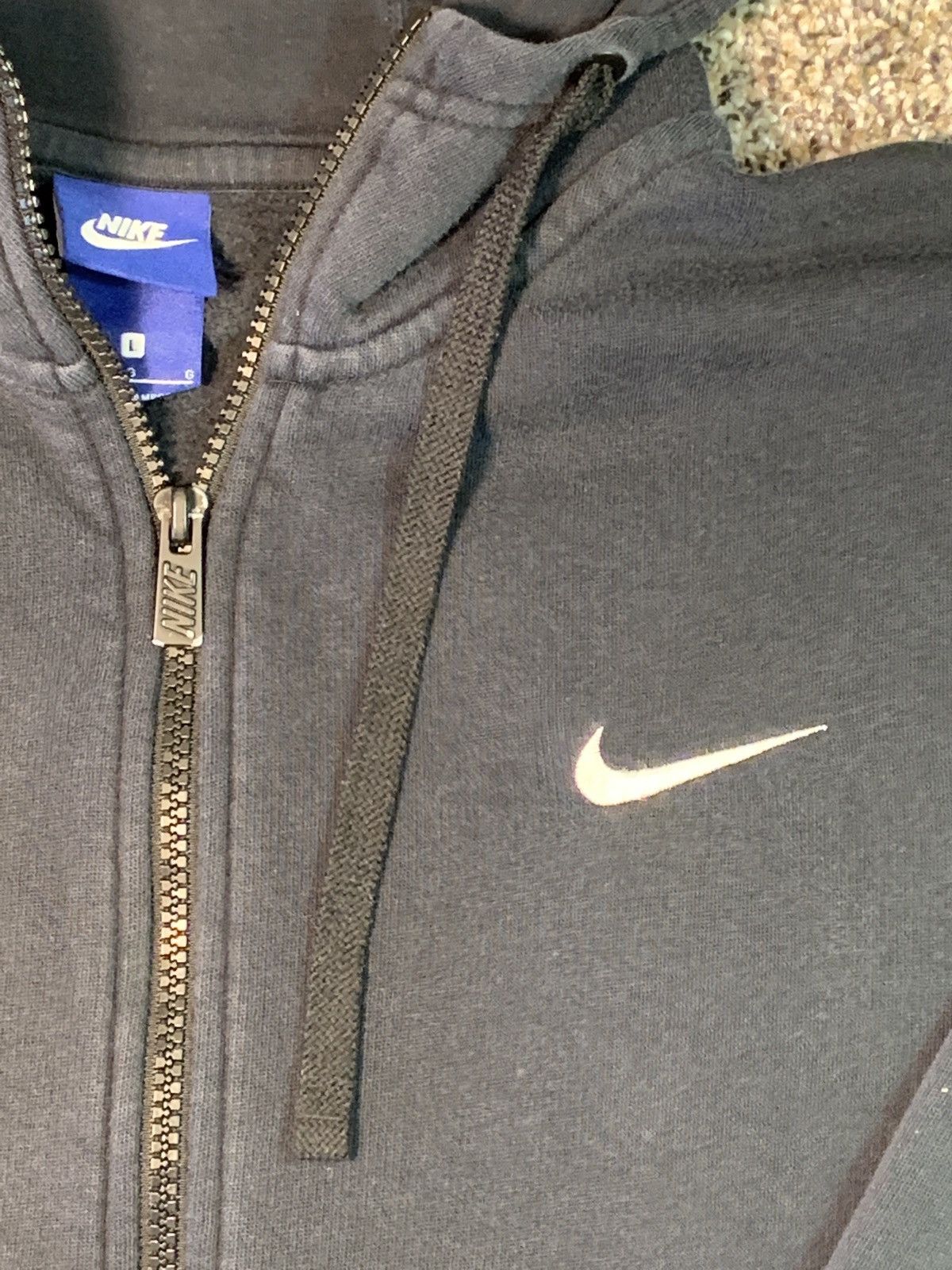 Nike × Vintage Nike Hoodie left check embroidered Size US L / EU 52-54 / 3 - 6 Thumbnail