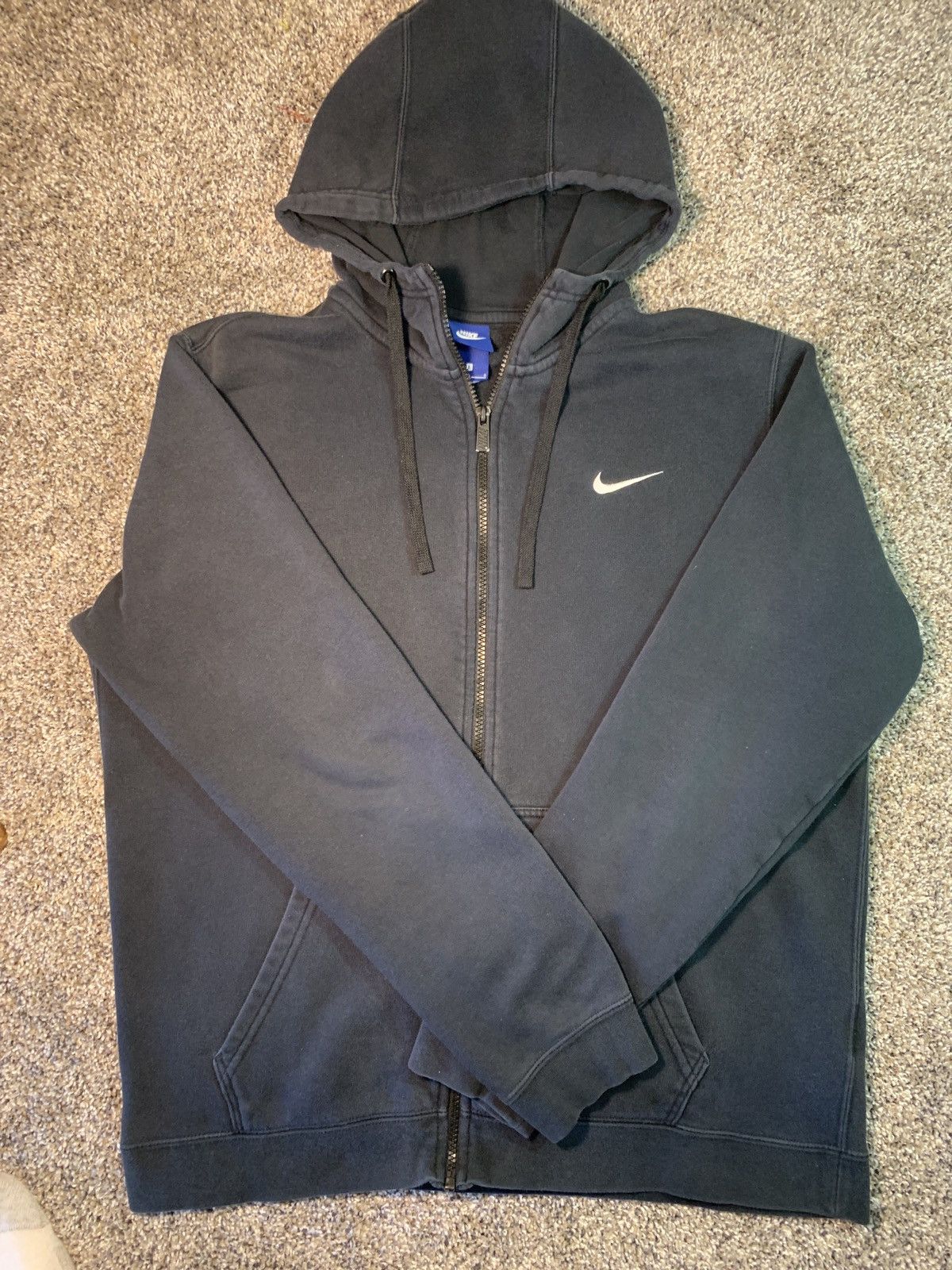 Nike × Vintage Nike Hoodie left check embroidered Size US L / EU 52-54 / 3 - 5 Thumbnail