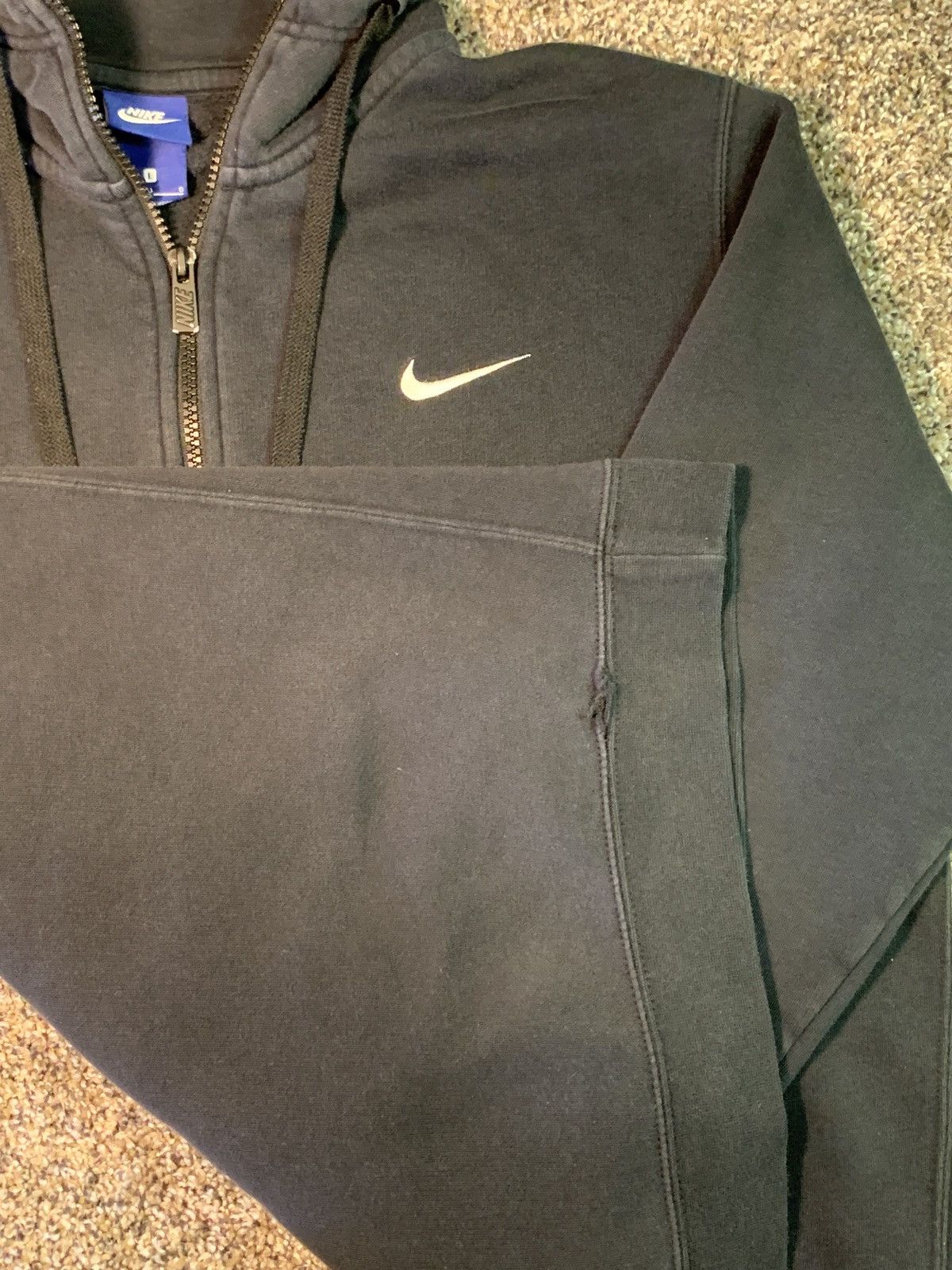 Nike × Vintage Nike Hoodie left check embroidered Size US L / EU 52-54 / 3 - 8 Thumbnail
